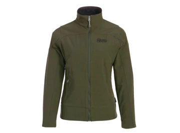 Olive shell jacket for women