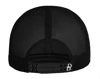Black back of the hat, with small white DD logo on the bottom right