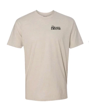 Sand T-Shirt with Daniel Defense logo on left chest and the Georgia State on the back
