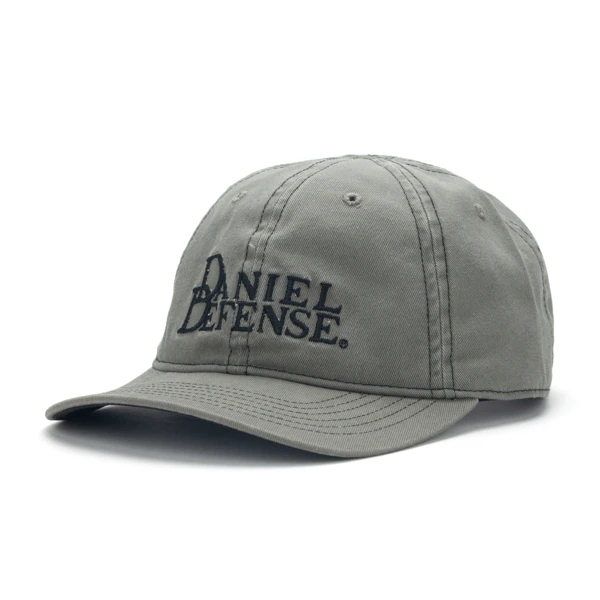Green hat with a Daniel Defense logo