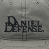 Green hat with a Daniel Defense logo