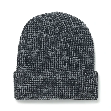 Gray beanie viewed in full with a small Daniel Defense logo on the bottom right side