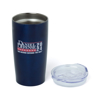 Image of a navy blue vacuum-insulated tumbler 20oz with a Daniel Defense 2024 Election design