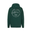 Green hooded sweatshirt with the Daniel Defense Delta 5 Pro design imprinted on the back