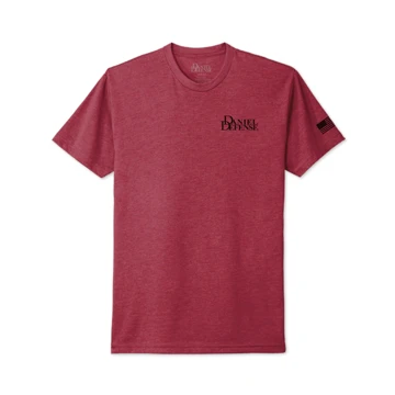 Red T-Shirt with the Daniel Defense logo and R.E.D. design 