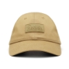 Khaki hat with Daniel Defense logo on patch