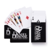 Black playing cards with the Daniel Defense logo and "Freedom Passion Precision" slogon