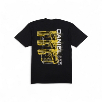 Black T-Shirt with the DANIEL H9 design