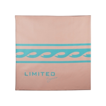 Tan beach towel with Daniel Defense and Limited Series logo