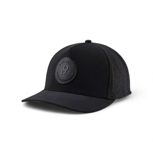 Black Legacy Cut Above Hat with Daniel Defense logo on the patch