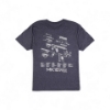 T-Shirt with the Daniel Defense MK18 RIII blueprint screen printed on the back