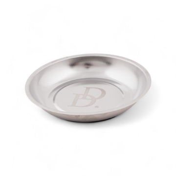 Silver magnetics part bowl with the Daniel Defense logo laser engraved